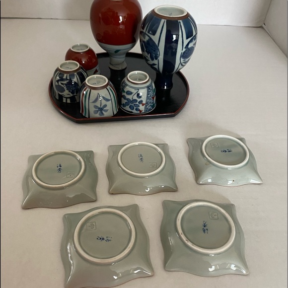 Japanese Arita porcelain Sake set - Arita Display - Picture 9 of 16